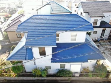 秦野市K様邸　屋根塗装・破風ガルバリウム
